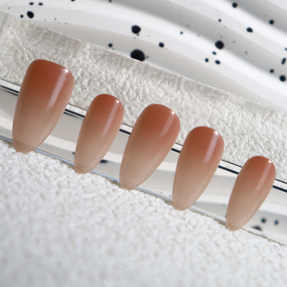 Peach Nude Nails Ombre Press on