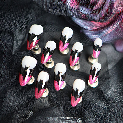 Bat Nail Designs Witch Halloween Press on