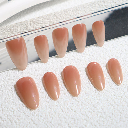 Peach Nude Nails Ombre Press on