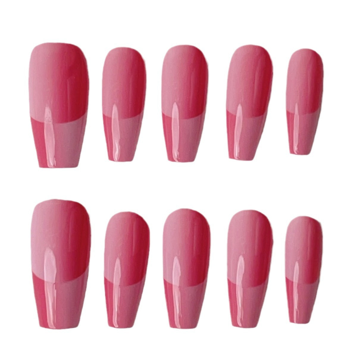 Illusion Nails French Hot Pink Ombre