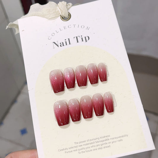 Red Ombre Nail Designs